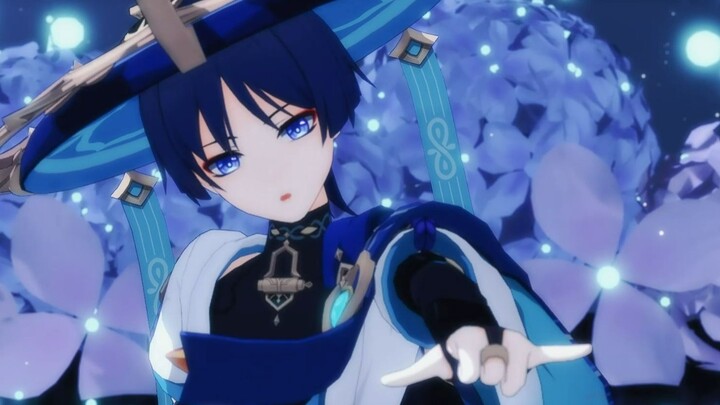 【原神MMD】对注射器献出亲吻「流浪者♫p.h. 」