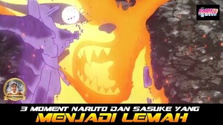 3 MOMENT NARUTO DAN SASUKE MENJADI LEMAH DI SERIAL BORUTO