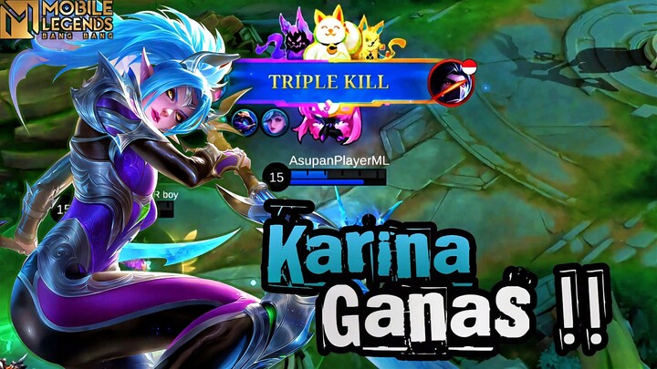 MAIN GANAS !!😱🥶 KARINA JUNGLER PALING RUSUH🔥🔥