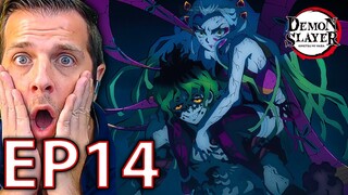 UPPER DEMON GYUOTARO ARRIVES | Demon Slayer Season 2 Episode 14 REACTION | Kimetsu no Yaiba Anime