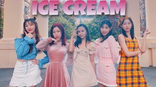 【BLACKPINK】Đại học Ngoại ngữ Thượng Hải siêu ngọt ngào! Bản cover cực đỉnh bài hát "ICE CREAM"