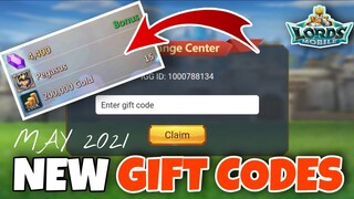 4 NEW CODES Lords Mobile | Gift Codes May 2021