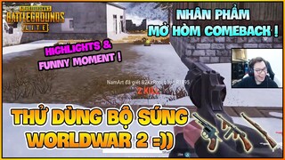 THỬ CẦM BỘ VŨ KHÍ THẾ CHIẾN THỨ 2 TRONG PUBG LITE VÀ CÁI KẾT ! NAM ART HIGHLIGHTS & FUNNY MOMENTS !