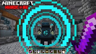 I BEAT The Warden with No Totems or Armour in HARDCORE Minecraft…