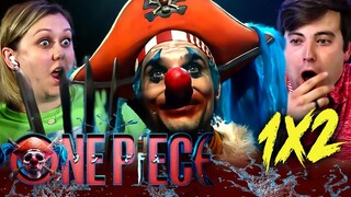 ONE PIECE 1x2 REVIEW & REACTION | CREEPY CLOWN! | Live Action | Netflix