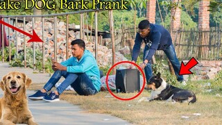 Fake DOG Bark Prank - ปฏิกิริยามหากาพย์ในที่สาธารณะ สุนัขเห่าวิ่งเล่นพิเรนทร์ ความสนุก 4 นาที