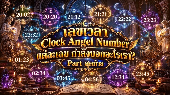 เลขเวลา Clock Angel Number แต่ละเลข กำลังบอกอะไรเรา? Part สุดท้าย l Astrotopia