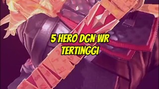 5 Hero dgn WR tertinggi di MPL season 13 #5herowrtertinggi #heromlbb #mlbb #Bestofbest #Bstationmlbb