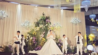 谁说婚礼不能跳男团舞？9年阿米在自己的婚礼上跳田柾国的歌是什么体验