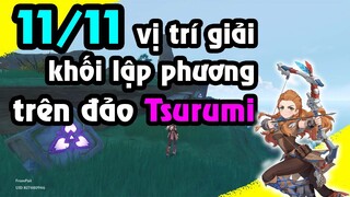 11 vị trí giải khối lập phương trên đảo Tsurumi | Inazuma Genshin Impact