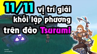 11 vị trí giải khối lập phương trên đảo Tsurumi | Inazuma Genshin Impact