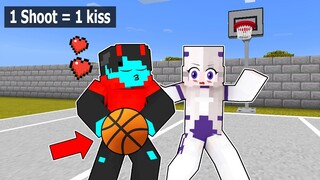 Playing BASKETBALL with CRUSH in Minecraft!