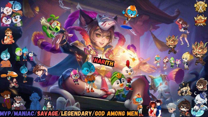 God Among Men & Legendary Harith with 20 Kills‼️Cooldown Build | MLBB