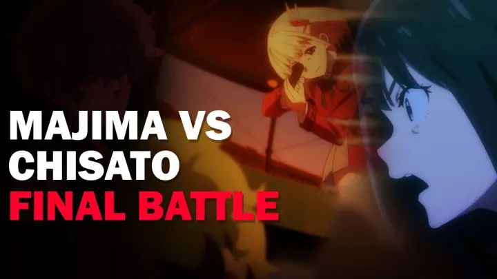 Chisato vs Majima final battle ~ Lycoris Recoil | episode 13 END