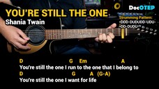 You're Still The One - Shania Twain (1998) Easy Guitar Chords Tutorial with Lyrics Part 1