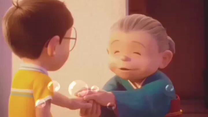 nobita and grandmother so cute emotional love video 🤗 #shorts #doraemon #viralv