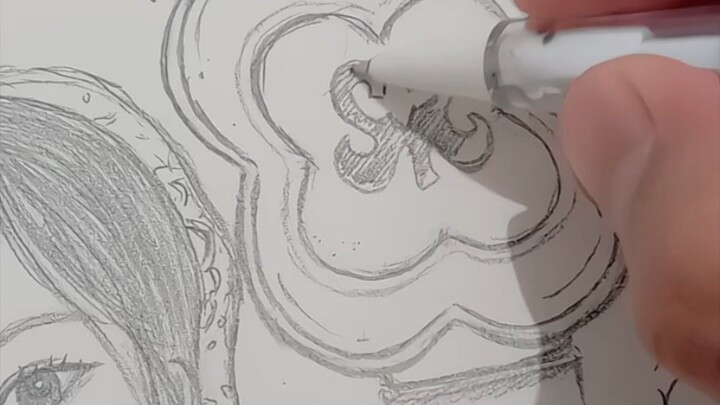Draw with me - semi realis Carmen heart2heart