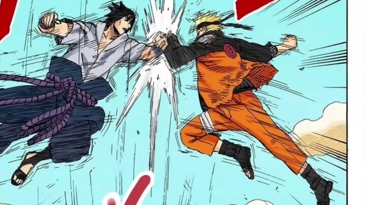 Naruto: Details that can't be seen in the animation - Naruto and Sasuke's speed competition