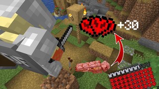 Minecraft, But you can steal mobs health... (Tagalog)