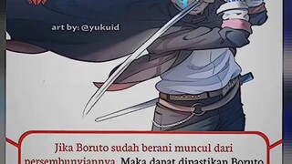 Boruto bilek: "lu semua gw Solo"😏😎