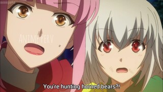 Cayna and Her Party Camps in the Forest To Hunt Horned Bears - Leadale no Daichi nite Episode 7