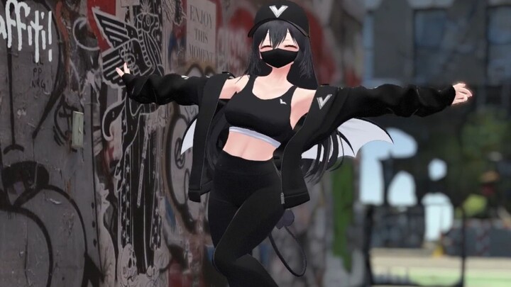 个人势3D虚拟主播的freestyle舞蹈练习