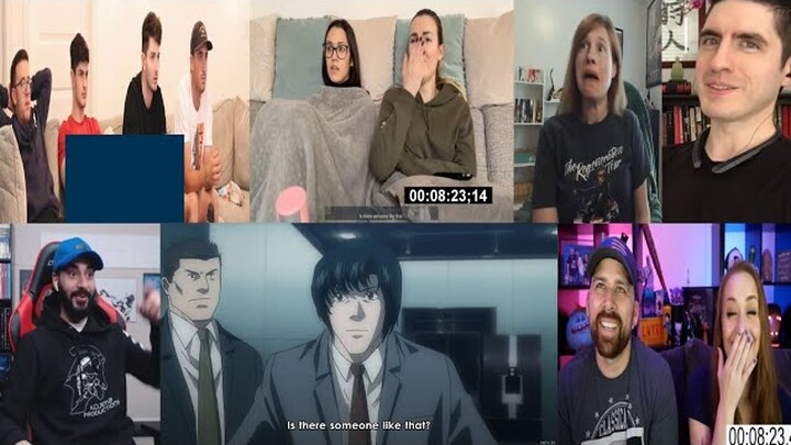 DEATH NOTE  EPISODE 22 REACTION MASHUP!!