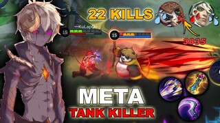 How To Counter Tank Using DYRROTH! | DYRROTH Best Build 2022 | MLBB