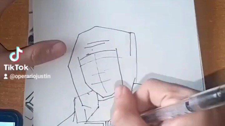 How to draw 4th HokageNamikaze Minato⚡ #Naruto #Drawing