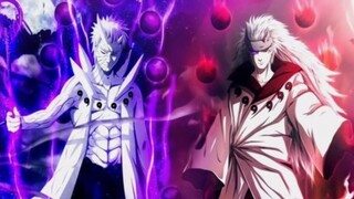 Uchiha Madara was cut in half by Obito, and the Six Paths Chibaku Tensei sealed Uchiha Madara! (Naru