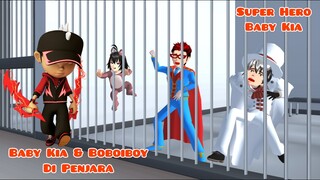 Baby Kia & Boboiboy Terbaik | Super Hero Baby Kia | Drama Sakura School Simulator 3
