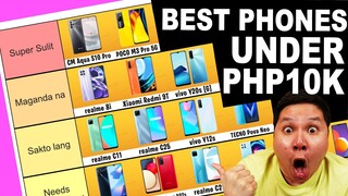 BEST PHONES UNDER PHP10K TIER LIST! - 2021/2022