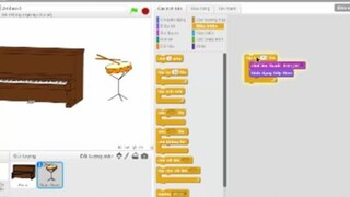 Vui học lập trình Scratch cùng con - Lập trình đánh trống