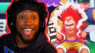 GEAR 5 RED??? | ONE PIECE EPISODE 1091 BLIND REACTION