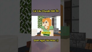 Cái Câu Chuyện Bất Ổn Nhất Minecraft Của Anh Đen Xì Xì 🤣 #shorts