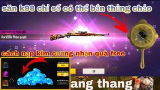 Free fire| vòng quay skin súng săn Kark98k phán quyết - cách nạp kim cương free fire nhận quà free