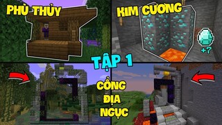 Minecraft Sinh Tồn 1.16.1 Tập 1: Tìm Thấy Kim Cương!!