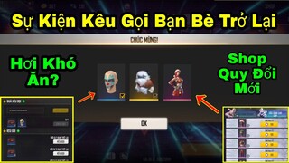 [Garena Free Fire]/Sự Kiện Kêu Gọi Bạn Bè Quay Trở Lại Game Khó Ăn?Nhận Free Pet Yeti Mới