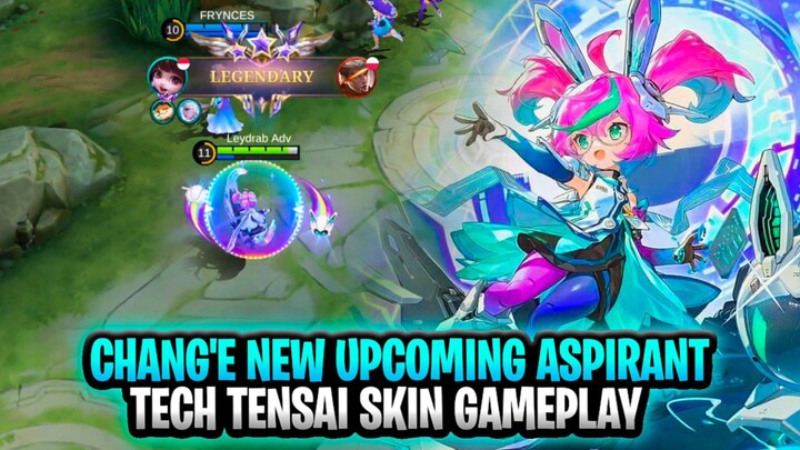 Chang'e New Upcoming Aspirant Skin | Tech Tensai Gameplay | Mobile Legends: Bang Bang