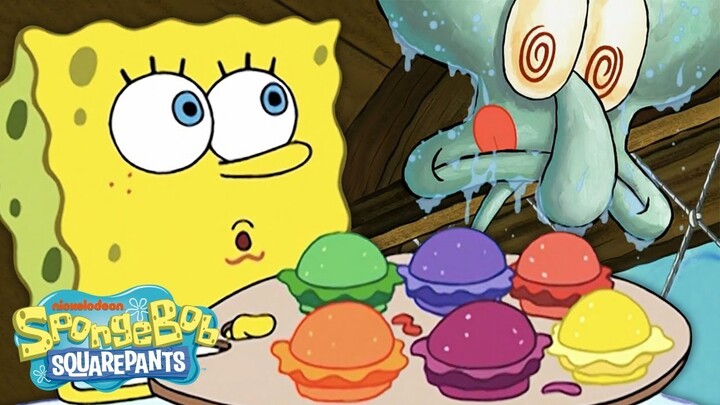 Every Krabby Patty EVER! 🍔 | #SpongeBobSaturdays