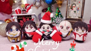 [Variety Hero, Merry Christmas] - Ajie's voice character's lines are mixed and cut into stop-motion 