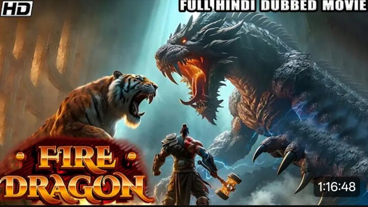 fire dragon  new Hindi movie dubbed #hindi #new #movie🐉🐲