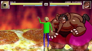 AN Mugen Request #1877: Baldi VS Jumbo Elephant