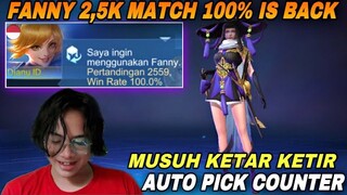 TIPS AND TRICK FANNY WR 100% SAMPE 2,5K MATCH IS BACK !! INILAH KEBER4NIAN WAR