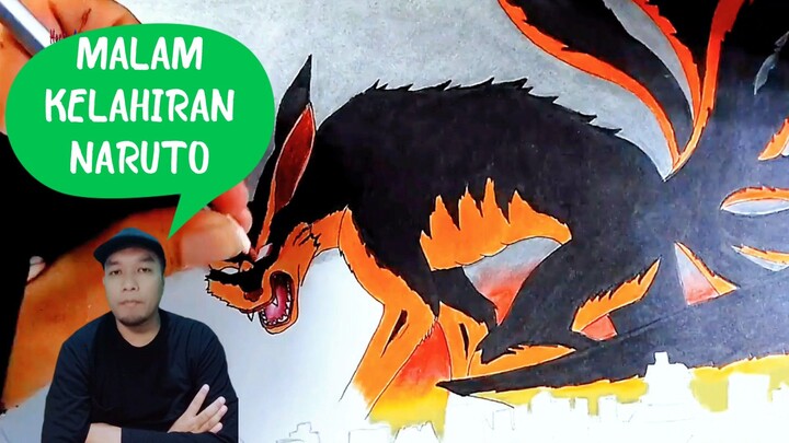 KYUUBI KURAMA MENGAMUK DI MALAM KELAHIRAN NARUTO UZUMAKI