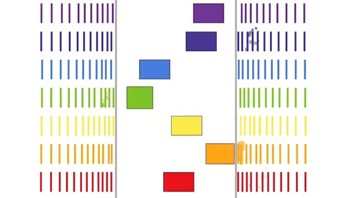 The rectangle keeps bouncing, but the boundaries are shrinking. #GeometricShapes #StressRelief