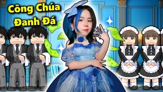 Mèo Simmy 24H Làm CÔNG CHÚA ĐANH ĐÁ Được 100 Người Hầu Phục Vụ Trong Roblox