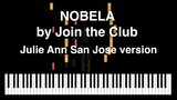Nobela by Join the Club (Julie Anne San Jose version) Synthesia Piano Tutorial with music sheet