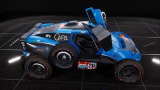 Car MD Optimus Evo 4 in Dakar Desert Rally. MD rallye sport