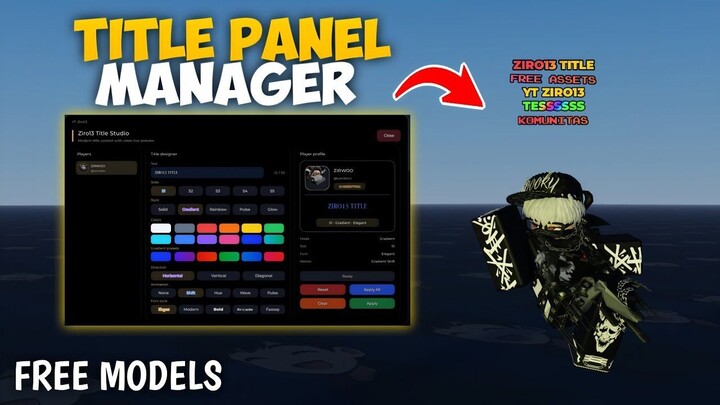 Advanced Title Management System (Free Models)
